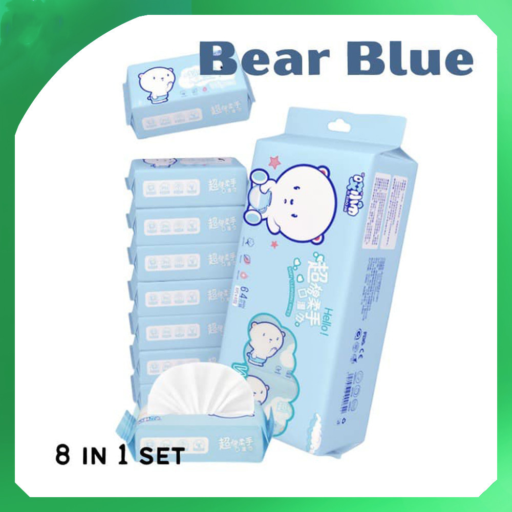 8 IN 1 Mini Baby Wipes Wet Wipes Wet Tissue Travel Outdoor Spot Mini ...