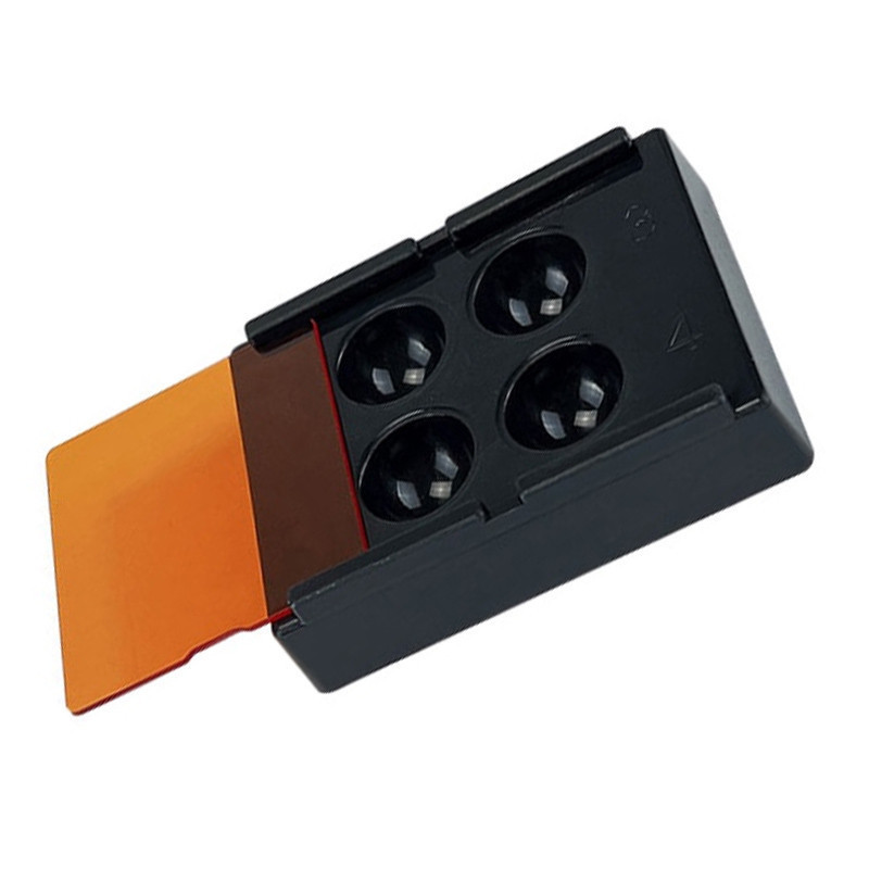 4 holes Dental Veneer Storage Box Patch Shading Light Storage Box ...