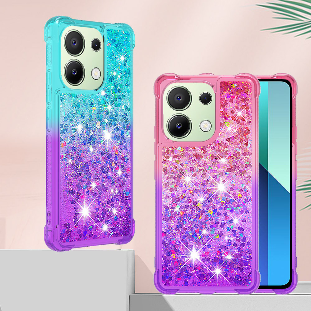 Luxury Liquid Fluid Glitter Star Case Xiaomi Redmi Note 13 Pro 5g