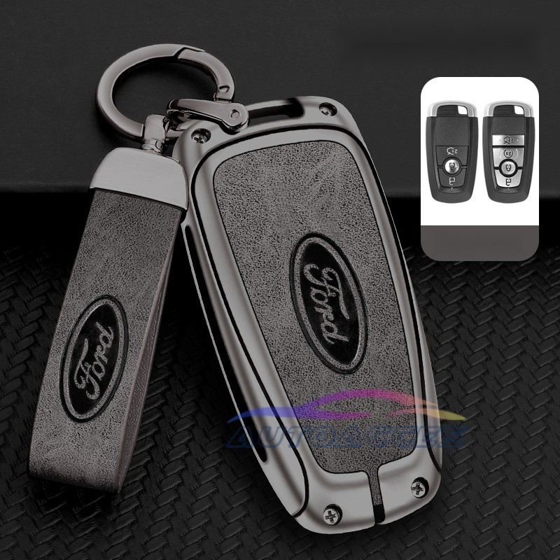 Zinc Alloy Leather Key Case Cover For Ford Ranger Sprot 2023 Ranger ...