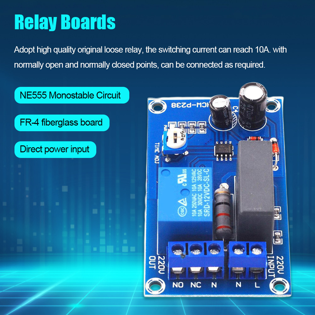 220V Relay Module Input Output Switch Relay Module for Corridor ...