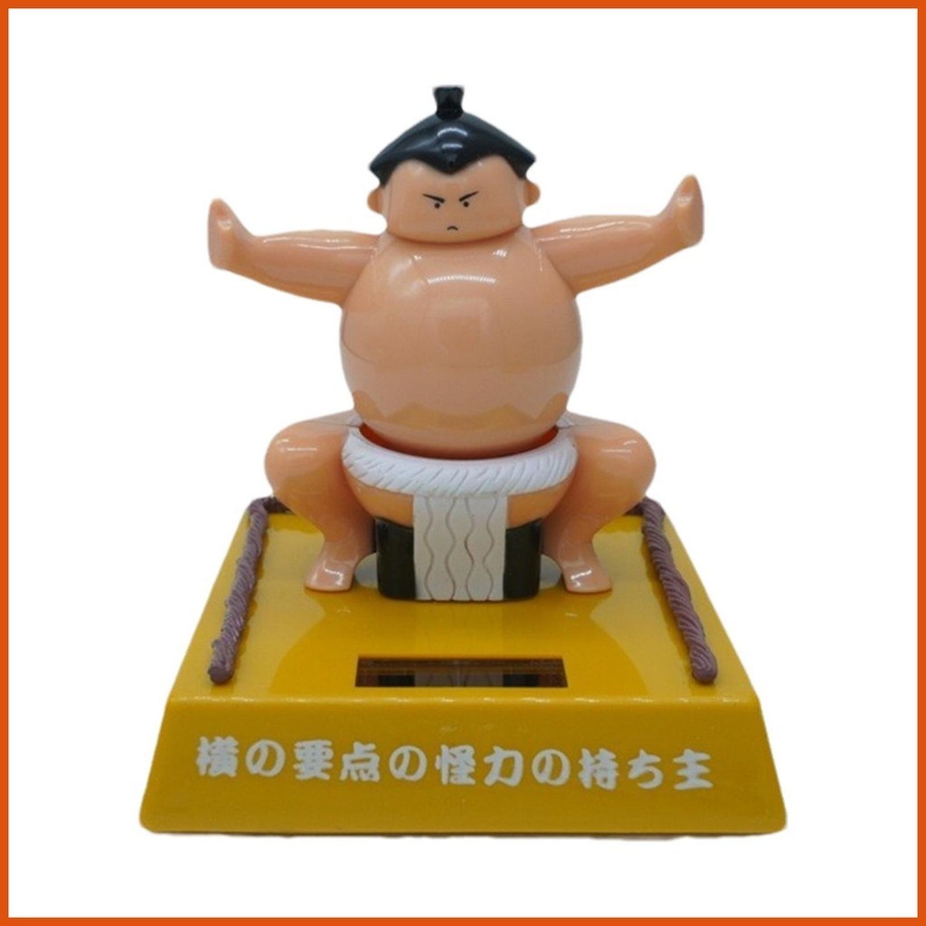 Bobblehead Toys For Kids Solar Sumo Wrestler Bobblehead Ornament Sumo ...