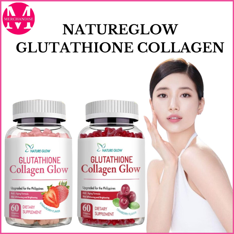 Nature Glow Glutathione Collagen Glow Whitening Gummies Anti Aging Skin Glow Collagen Vitamins 6203