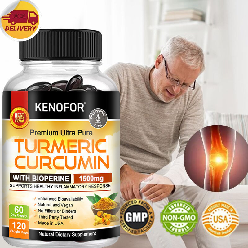 KENOFOR Curcumin Capsules Enhance Absorption, Support Joint Health