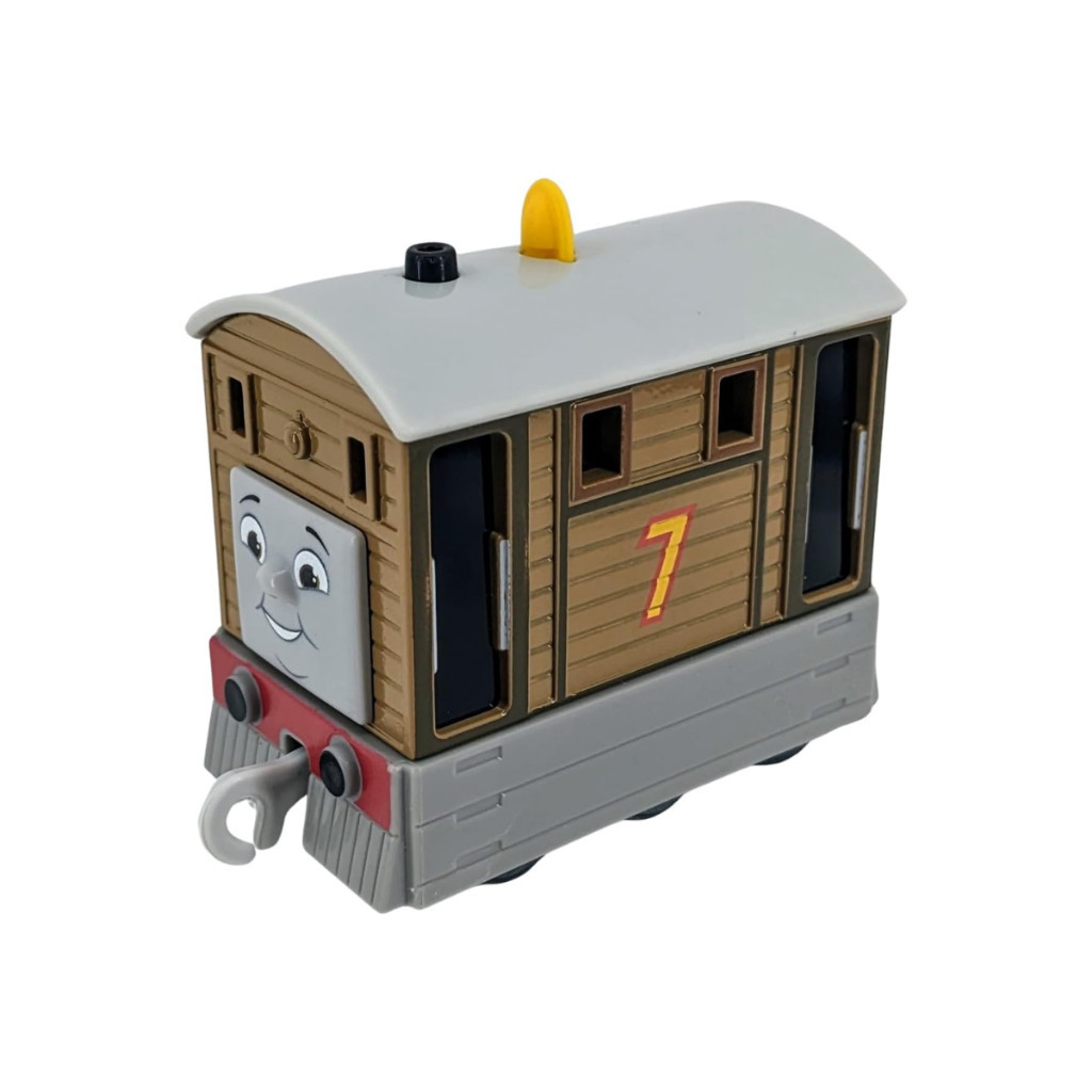 Fisher-Price Thomas & Friends Push-Along Toby Die-Cast Toy Train Engine ...