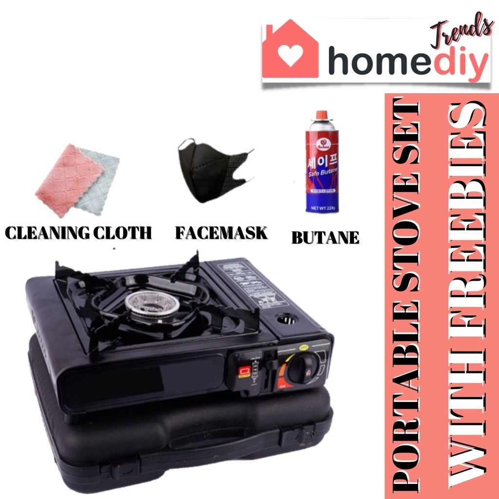 Portable Cassette Cookers Stove Butane Gas Burner Indoor/Outdoor