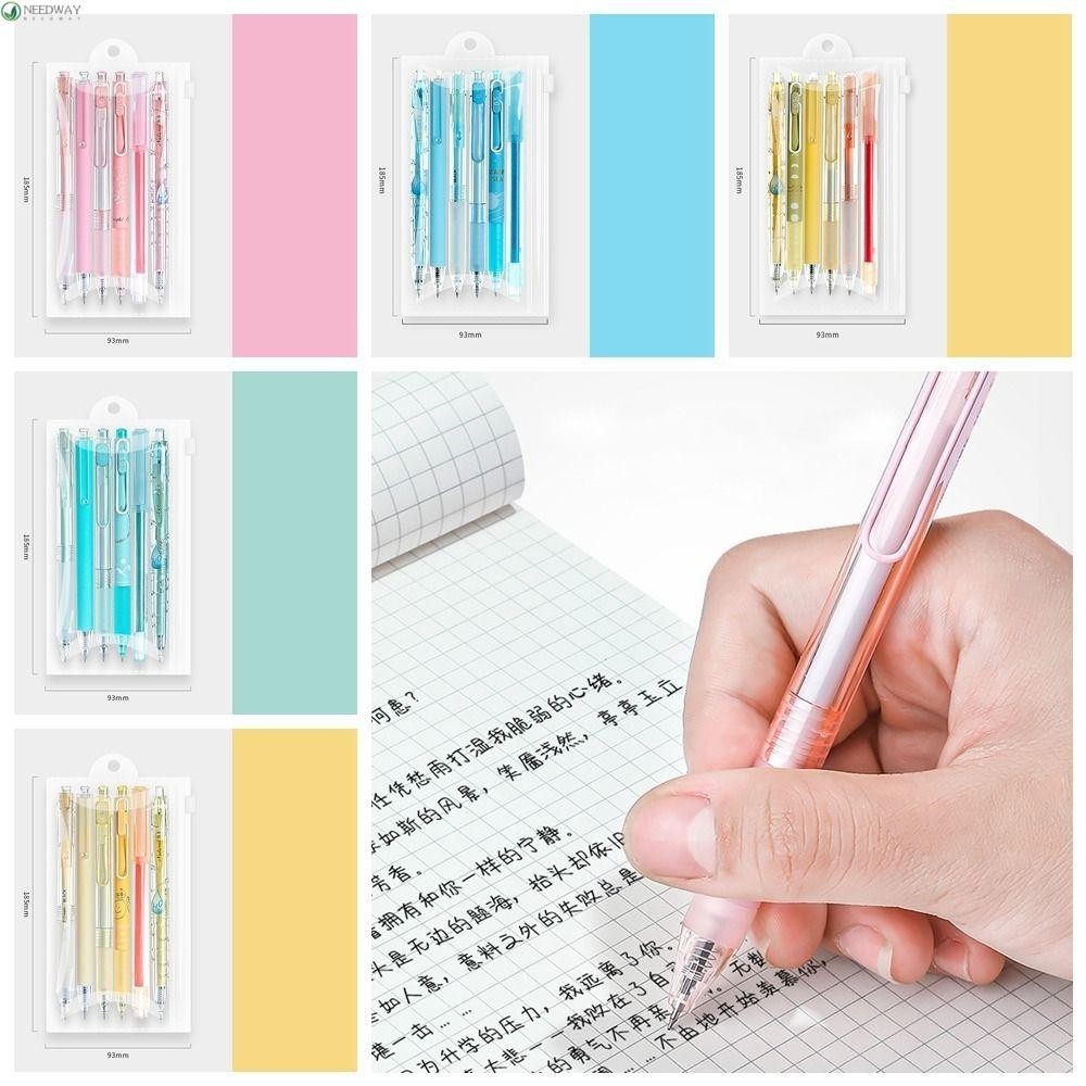 NEEDWAY Press Gel Pen, With 1pc Highlighter ST Nib Neutral Gel Pen