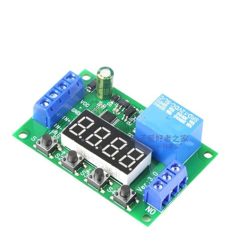 PartsFactory5V12V24V power-on start power-off delay time relay module ...