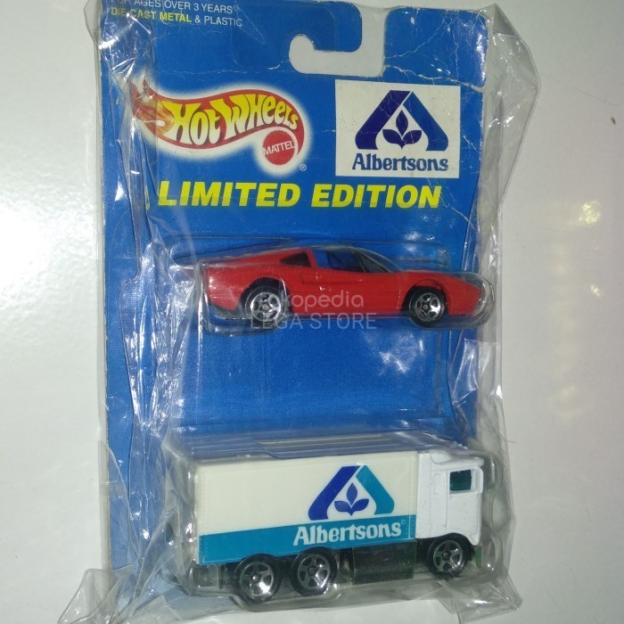 Hotwheels Ferrari 308 GTS Limited Edition Albertsons Package Hauler ...