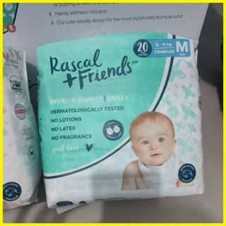 Rascal + Friends Premium Diapers Pants Medium for Crawlers (Unisex