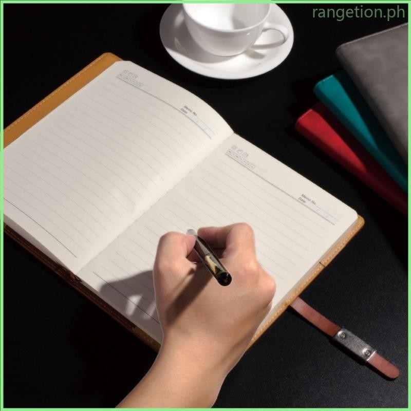RAN PU Leather A5 B5 Journal Notebook Lined Paper Daily Planner Notepad