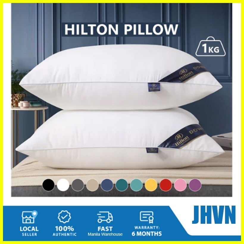 ☸ Buy 1 Take 1 Unan Pillow 1000g Hilton Five Star Hotel Grade Pillow ...