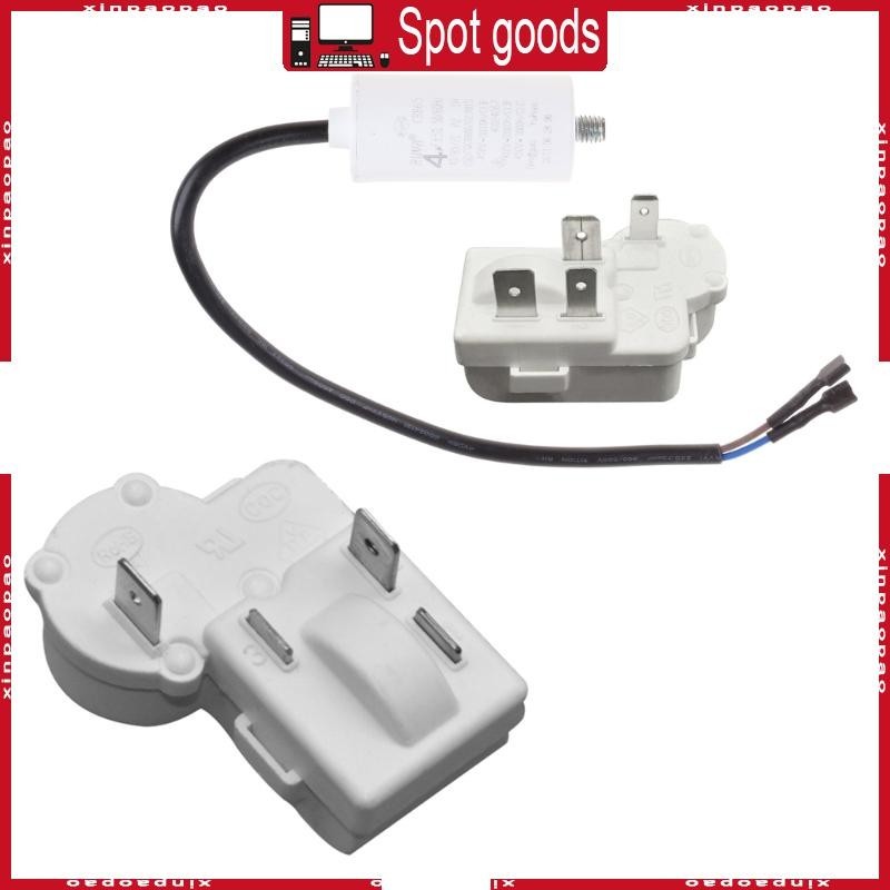 XI 4Pin Compressor PTC Starter Start Relay and Overload Kit for Mini