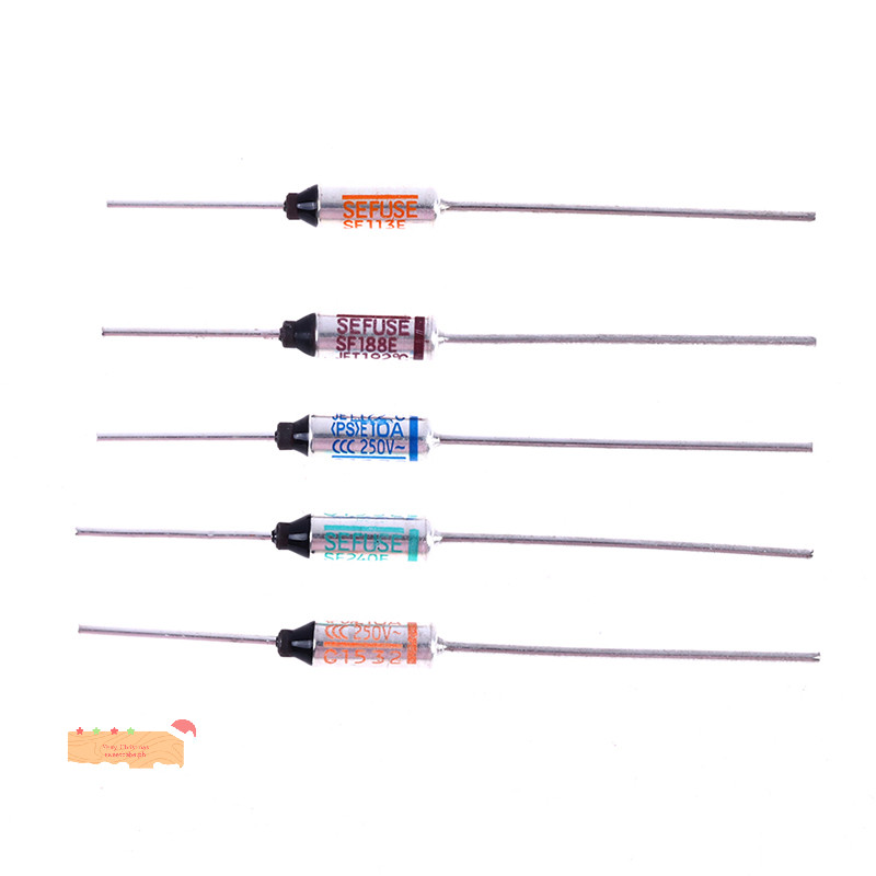 Sweet 10Pcs Sefuse Cutoffs Thermal Fuse Rice Cooker Thermal Fuse 250V