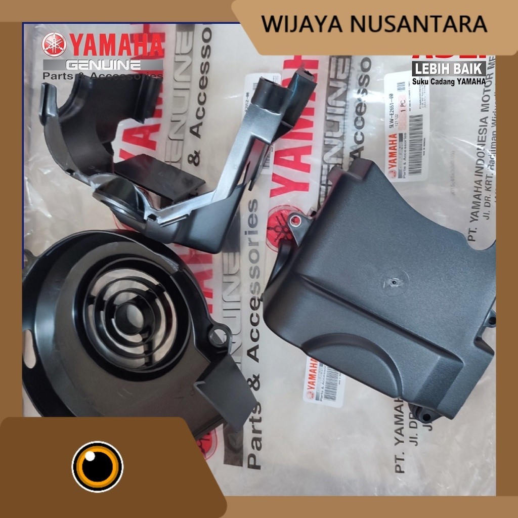 MESIN ENGINE FAN COVER SET 3 PCS MIO SPORTY SMILE NOUVO ORIGINAL ORI ...