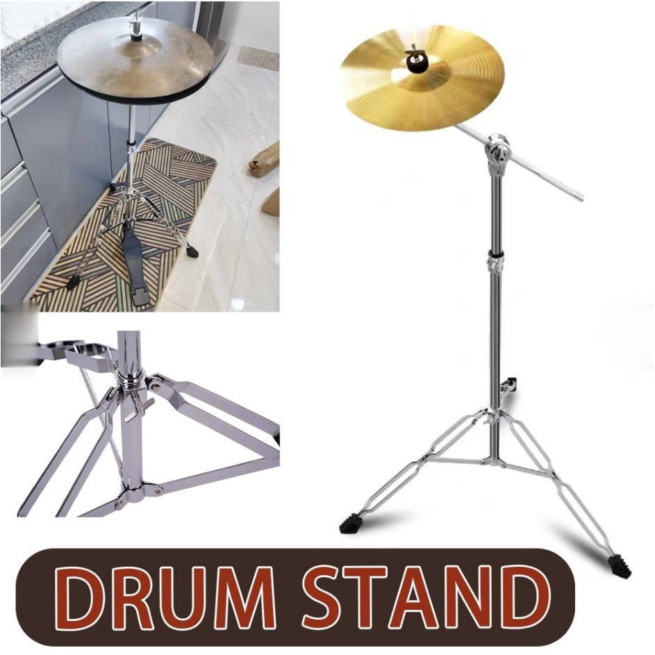 Dual purpose Cymbal Stand with straight and inclined cymbal frame Boom ...