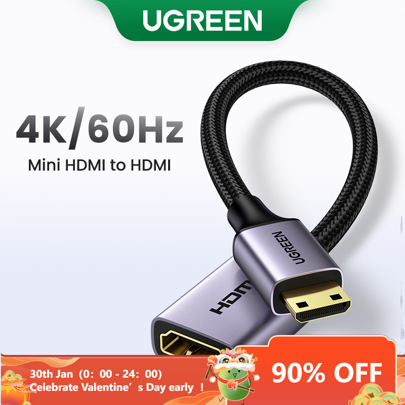 UGREEN 4K60Hz Mini Hdmi To Hdmi Cable BiDirectional Transmission