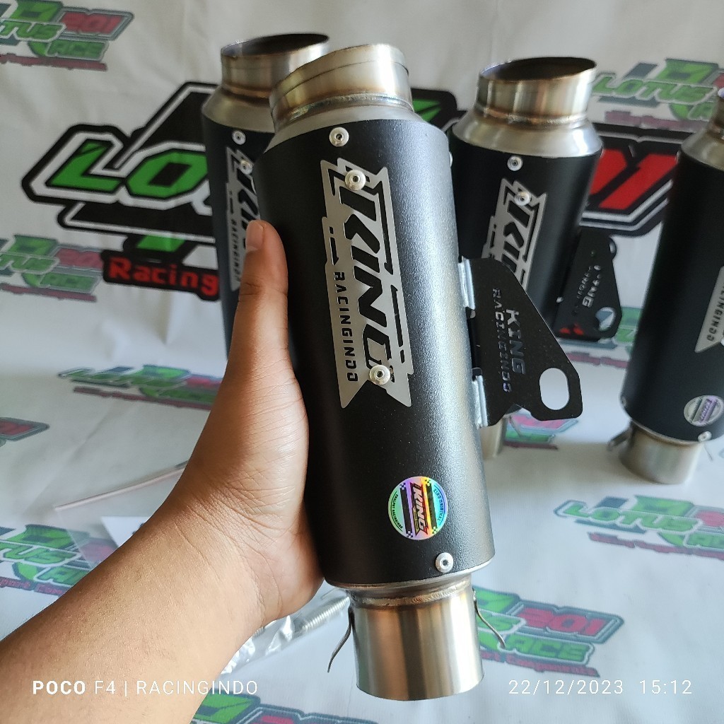 HITAM Competition slinser inlet 50/51 mm king racingindo K02 black ...