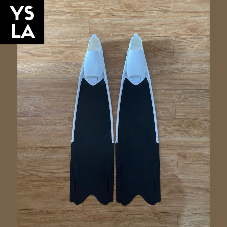 Wave Ysla Freedive and Spearfishing Long Freediving Fins White Shopee