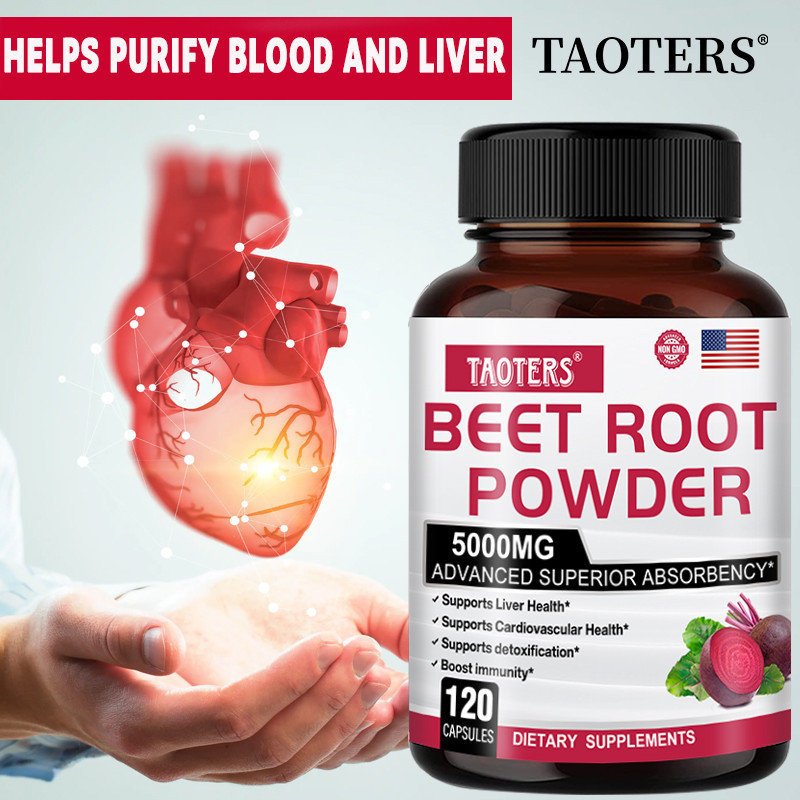 Taoters Beetroot Powder Capsules support blood pressure, heart health ...