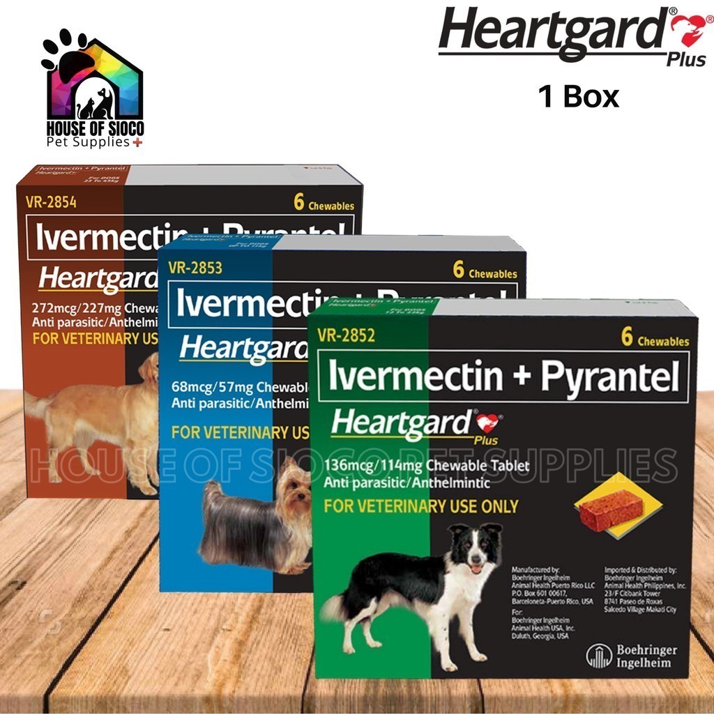 Heartgard Plus Chewable Tablet For Dogs (Per Box) | Shopee Philippines