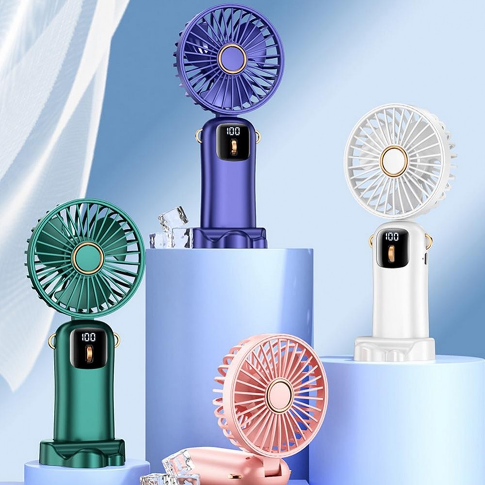 Handheld Mini Fan with Intelligent Display and Long Lasting ...