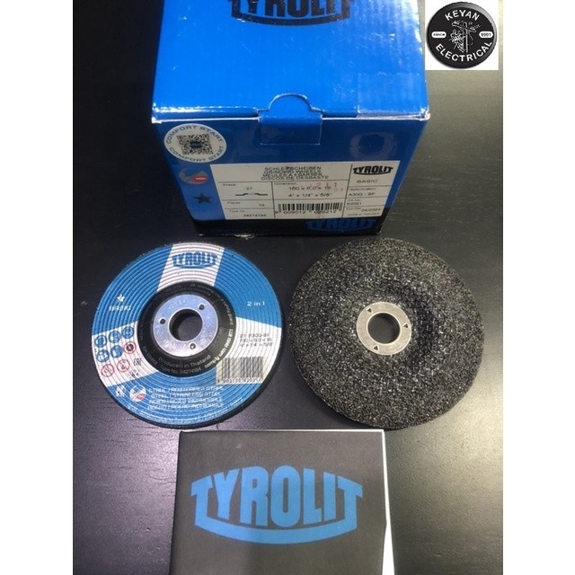 TYROLIT Grinding Disc 100MM 4" METAL BASIC 100 ORIGINAL AUTHORIZED