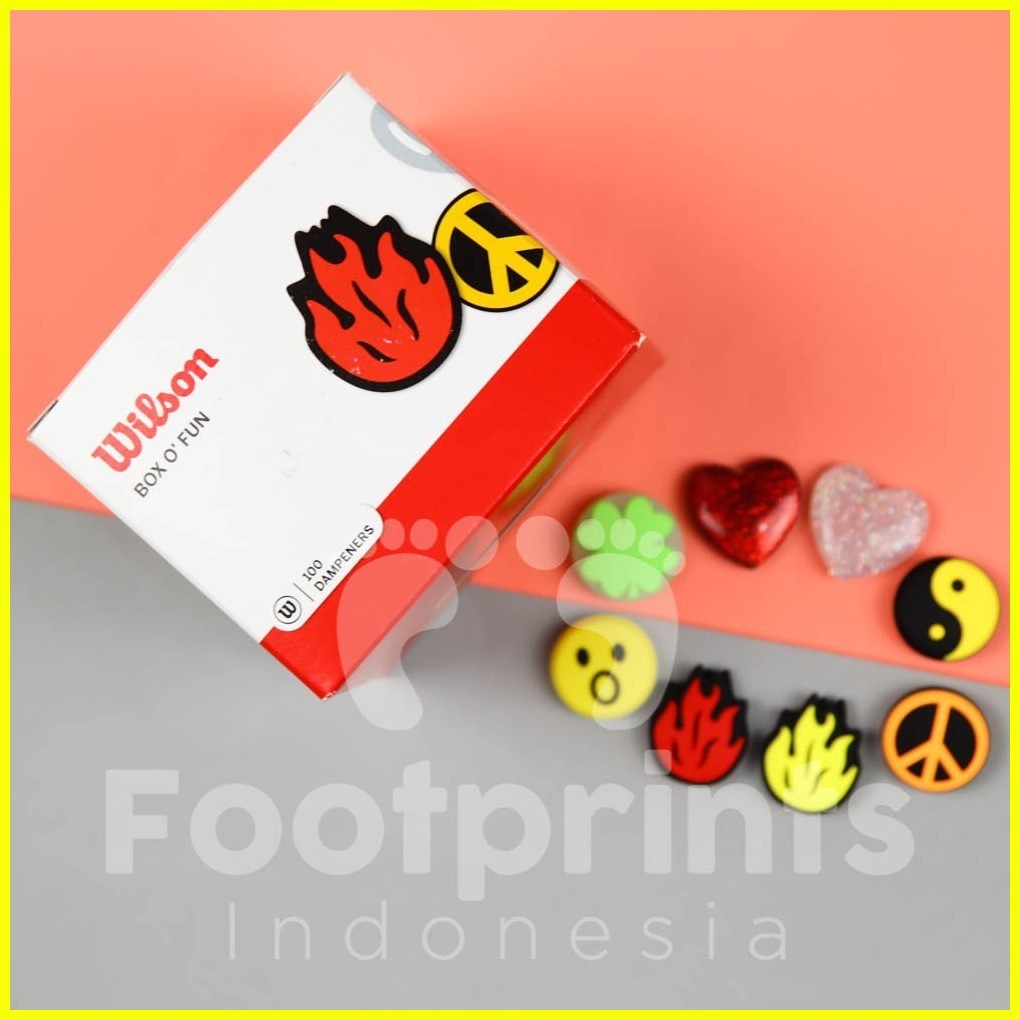 ♞Wilson Vibration Dampener Tennis Silencer AntiVibration Tennis Racket