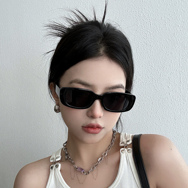 Vintage Oval Shades Women Brand Designer Small Frame Sun Retro Black  Glasses Aesthetic Shades