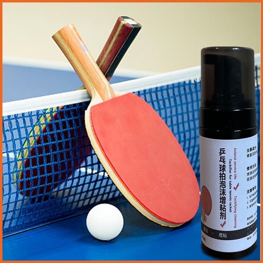 Table Tennis Bat Cleaning Set Table Tennis Racket Cleaner 100ml Paddle