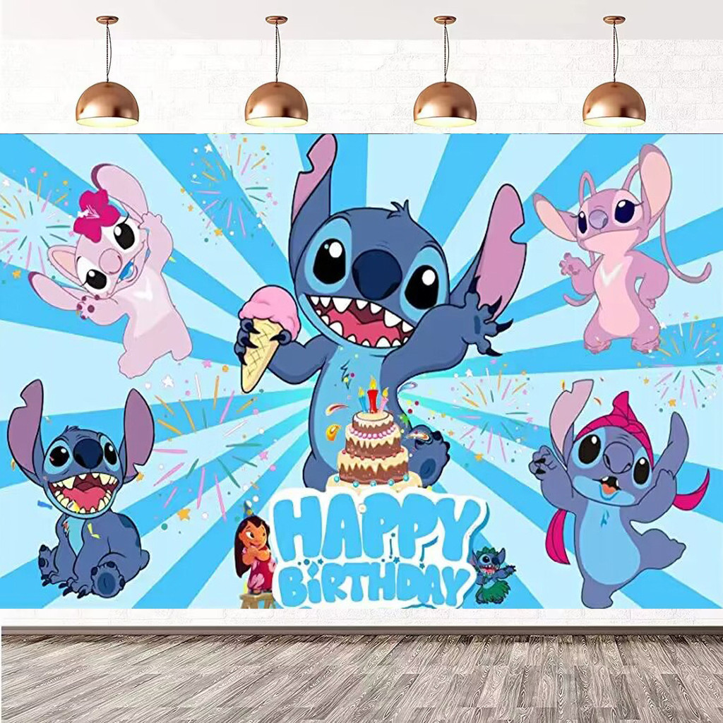 SnOw Hot Stitch Birthday backdrop banner tapestry party decoration ...