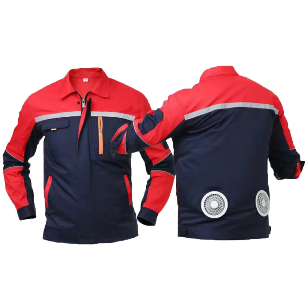 thumbnail image 2 of VE Air Conditioning Cooling Workwear Jacket – Reflective, Fan-Ready Summer Outdoor Gear (4XL) 2 of 5