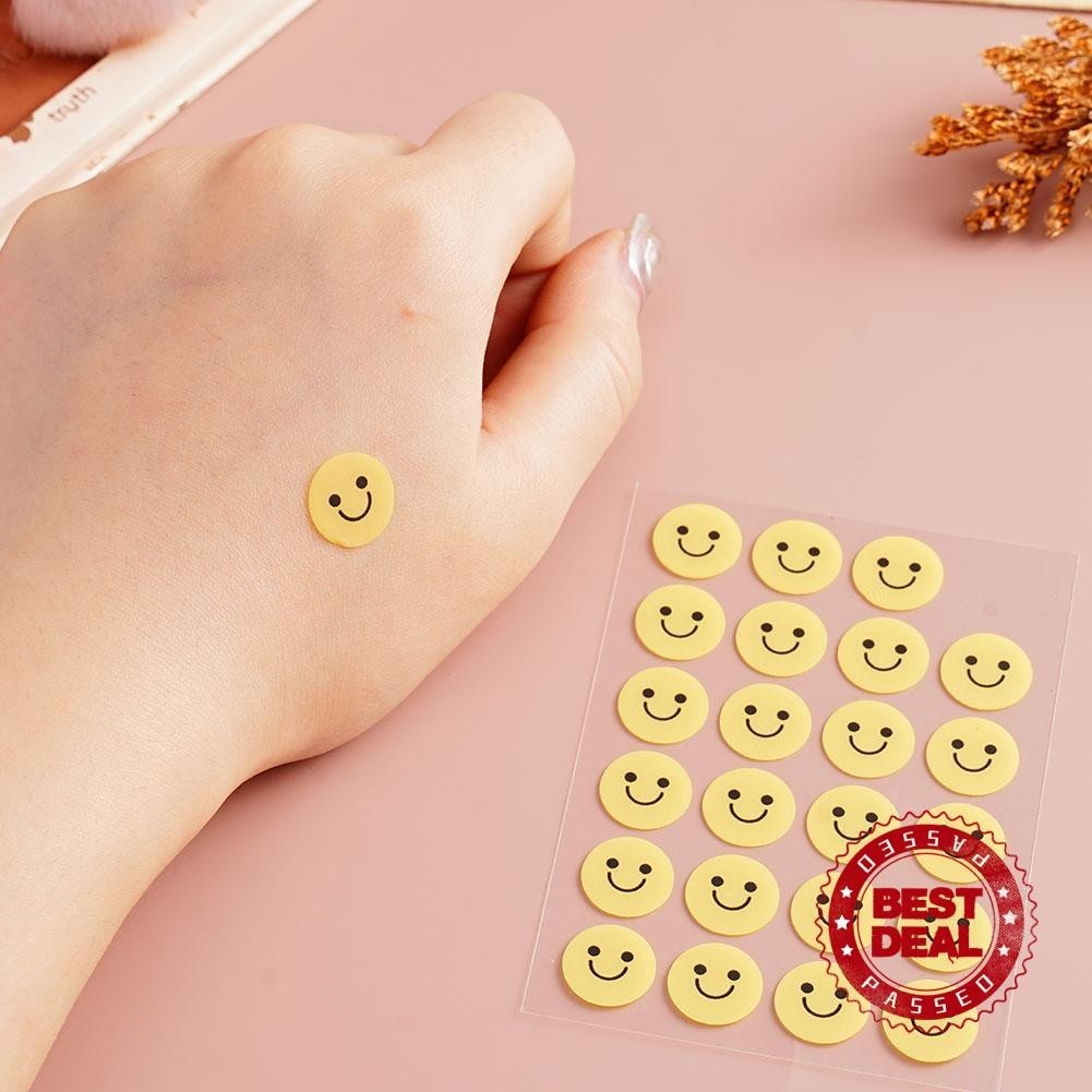 Dododots Smiling Face Style Beauty Patch | Sour Power Face Hydrocolloid ...