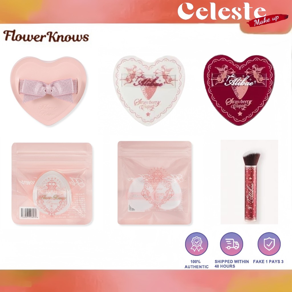 Flower Knows Puff Strawberry Cupid Collection Heart Shaped Marshmallow ...