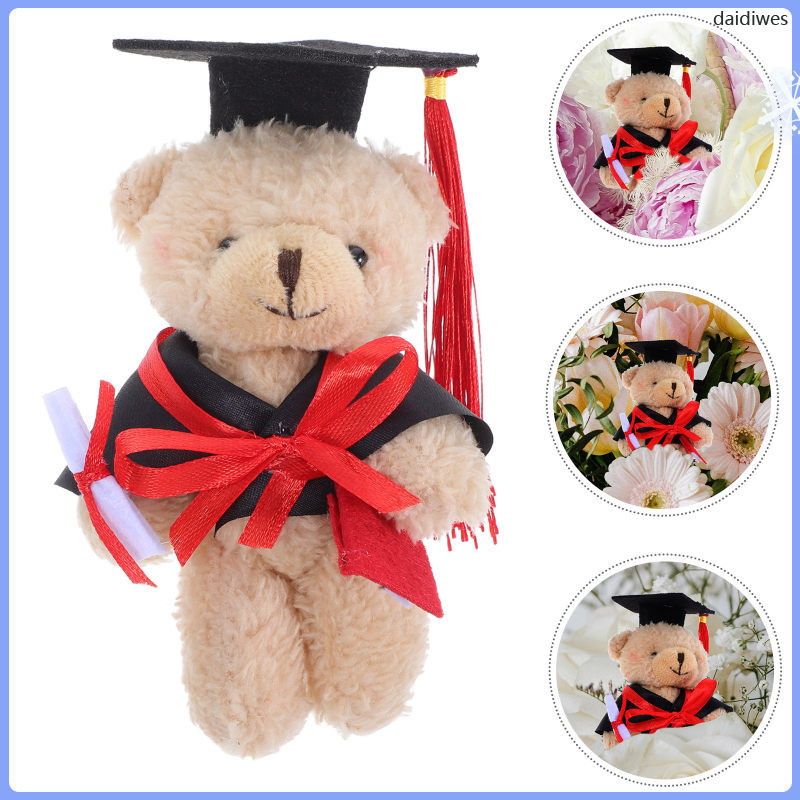 Plush Mini Graduation Bear For Kindergarten College Graduation Season ...