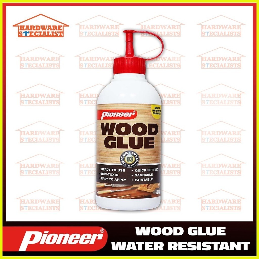 Pioneer Wood Glue New & Improved Formula Water Resistant 500 grams