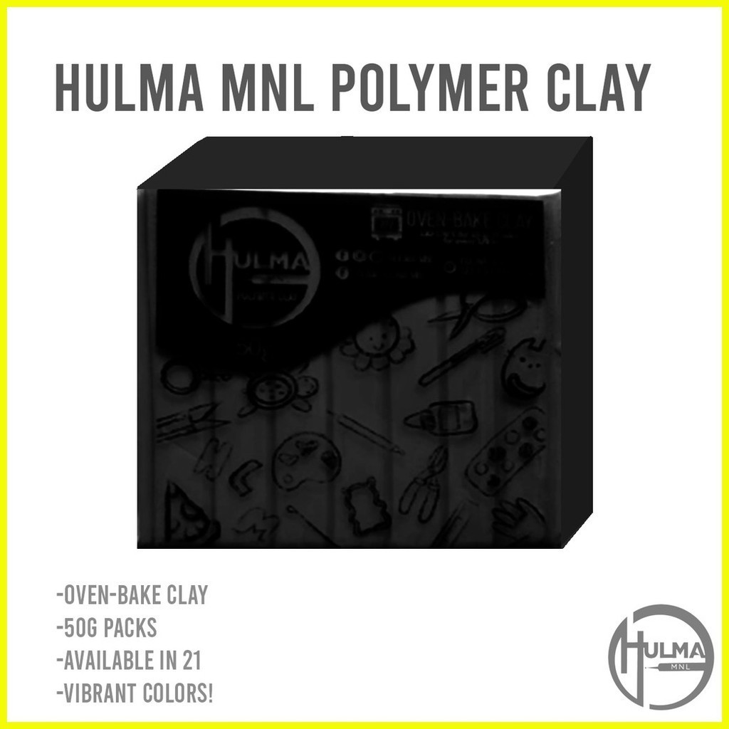 Hulma MNL Polymer Clay 50g Oven Bake Clay | Shopee Philippines