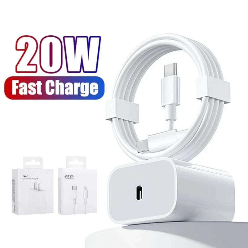 20W PD Fast Charger Cable For iPhone 11 14 13 12 Pro Max ,USBC To Type