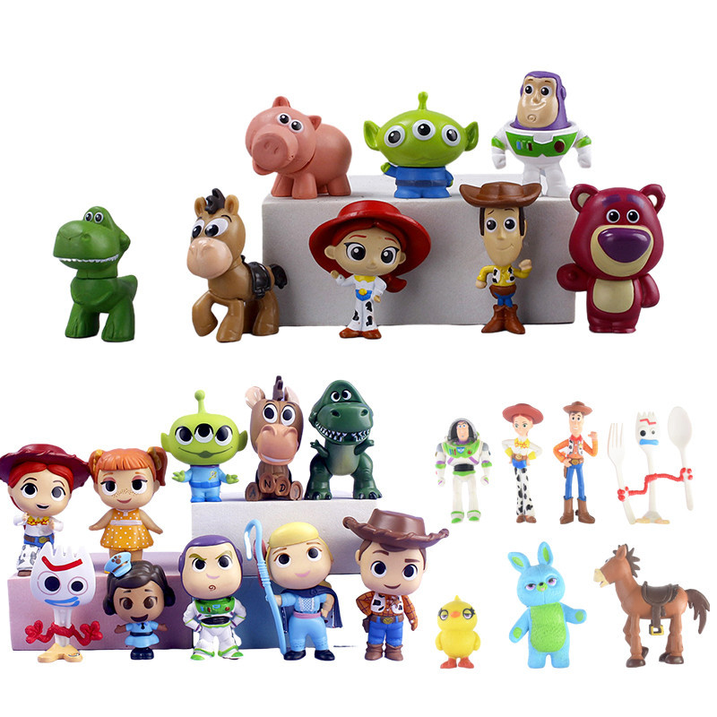 7/8/10/36 Pcs Toy Story Action Figure Set Woody Jessie Buzz Lightyear ...