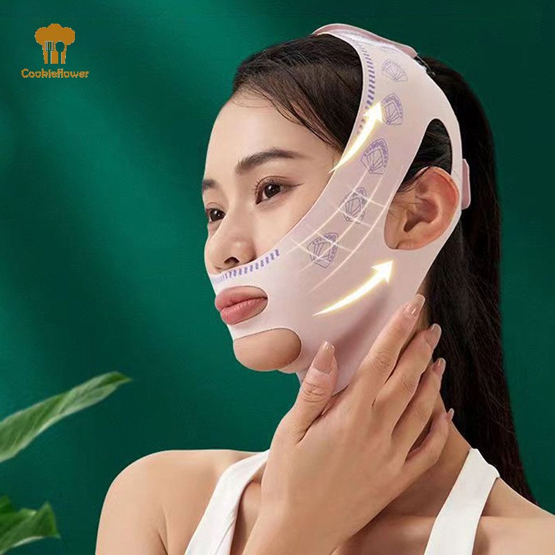 CKFR Facial Slimming Face Lift Up Band Mask Reduce Double Chin V-Line ...