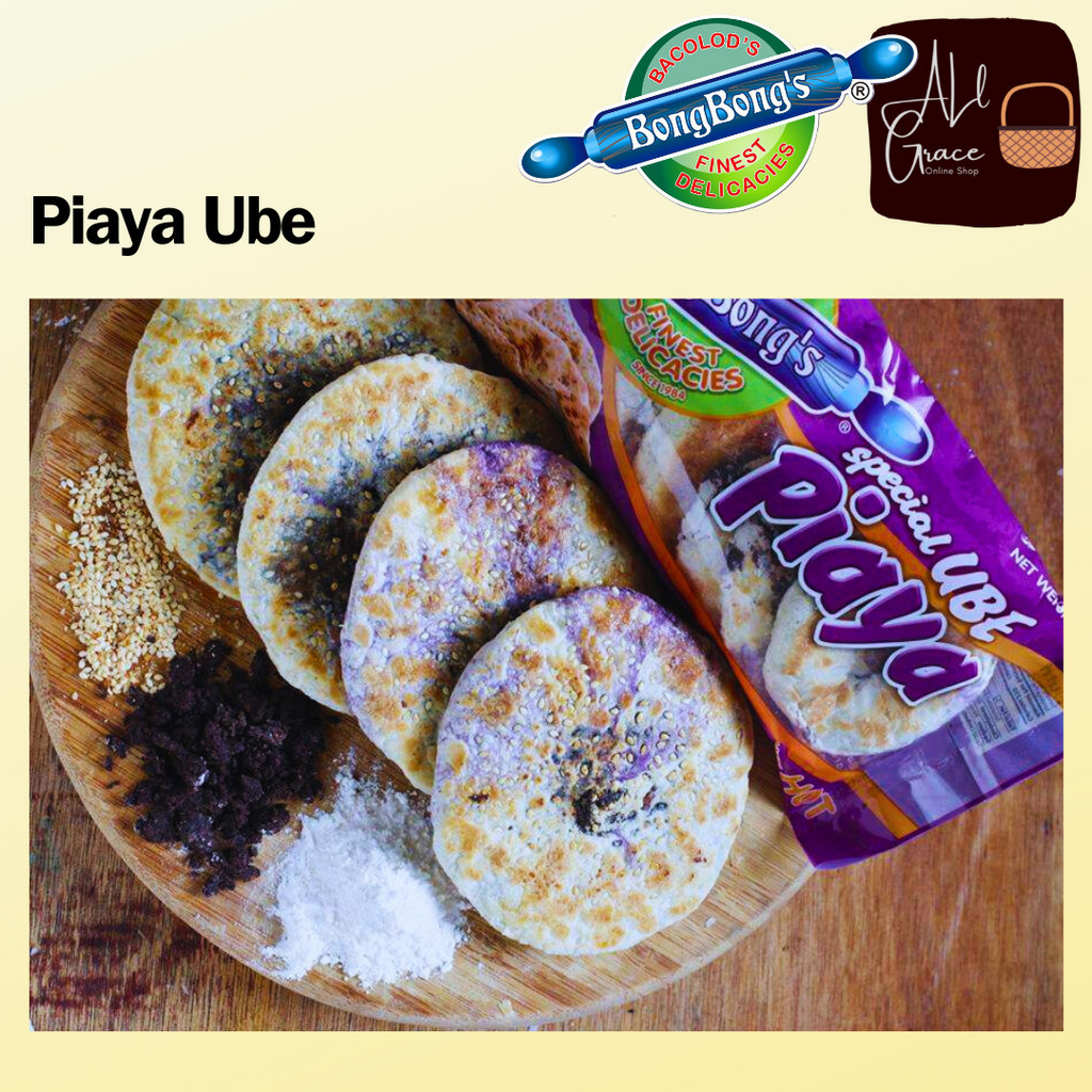 BongBong's Ube Piaya 10pcs/pack | Pasalubong Treats | Bacolod ...