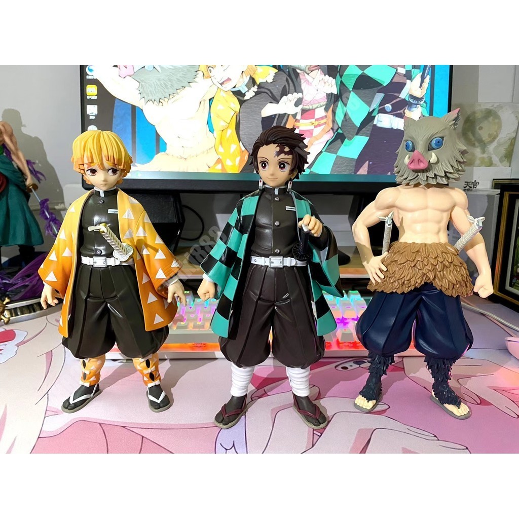 Big Model 25cm Demon Slayer Action Figure Kamado Tanjirou ROS Agatsuma ...