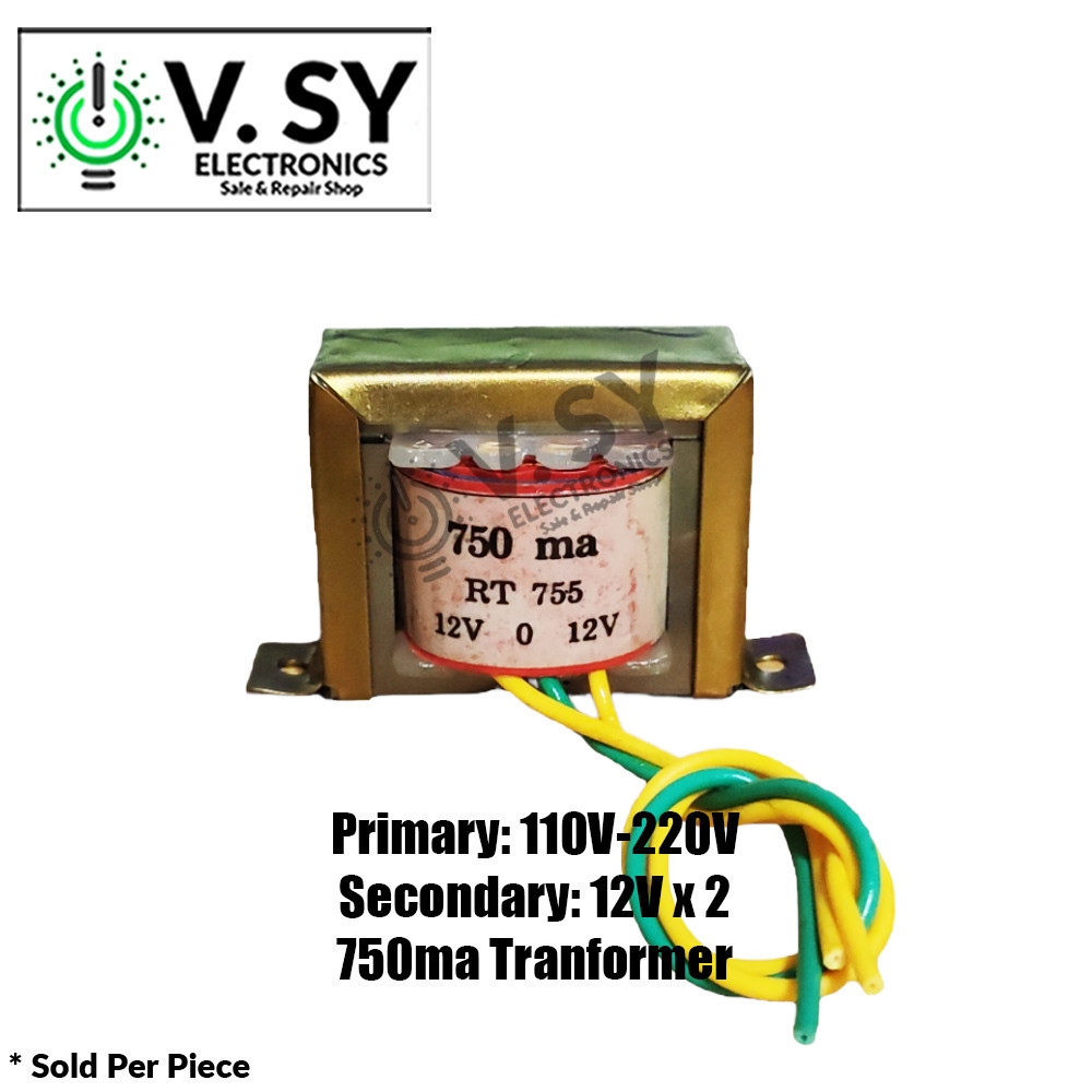 Stallion Stepdown Transformer 110V - 220V AC to 12V AC 750ma/1A 220VAC ...