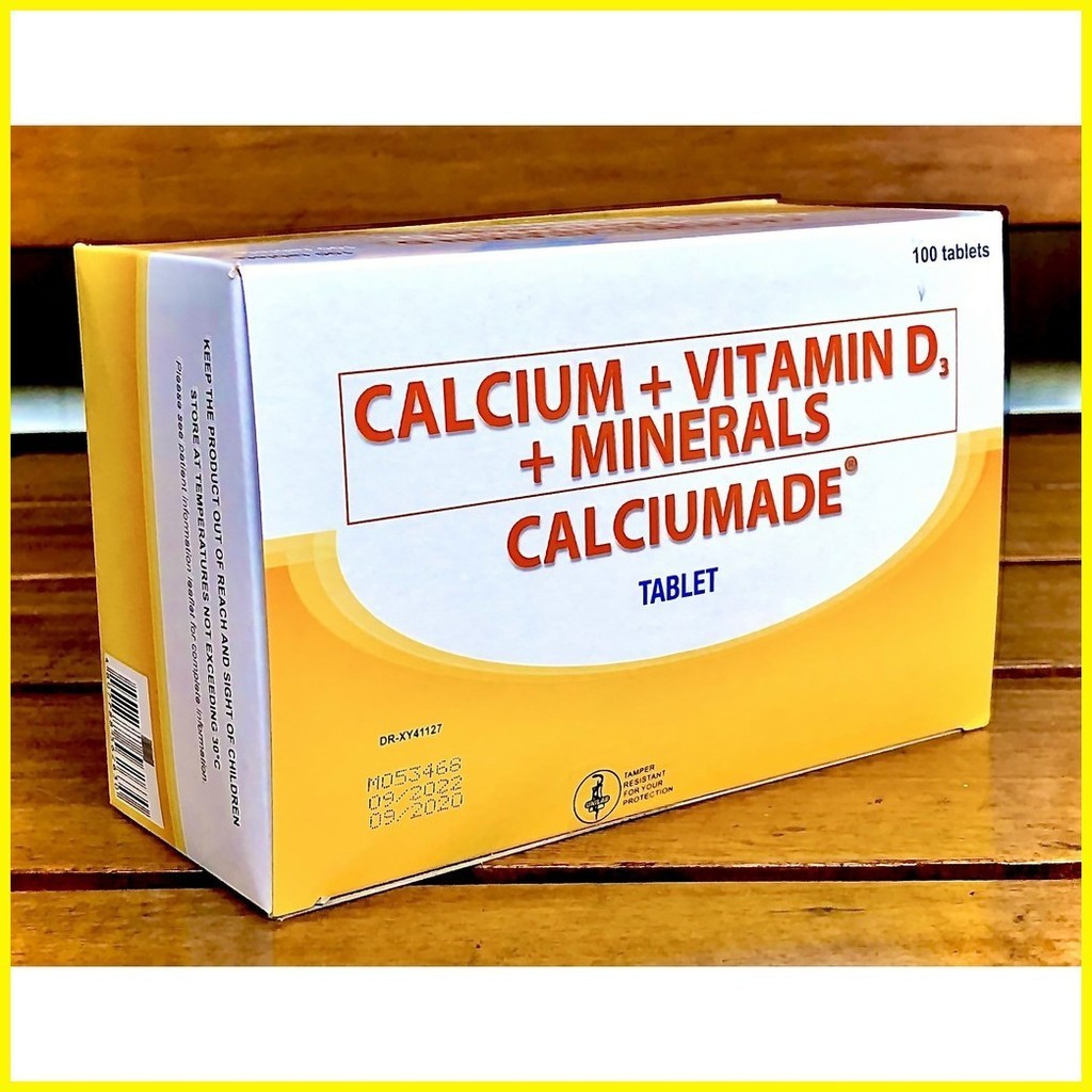 ۩ Calciumade Tablets- 20-100 tablets (Calcium + Vitamin D + Minerals ...