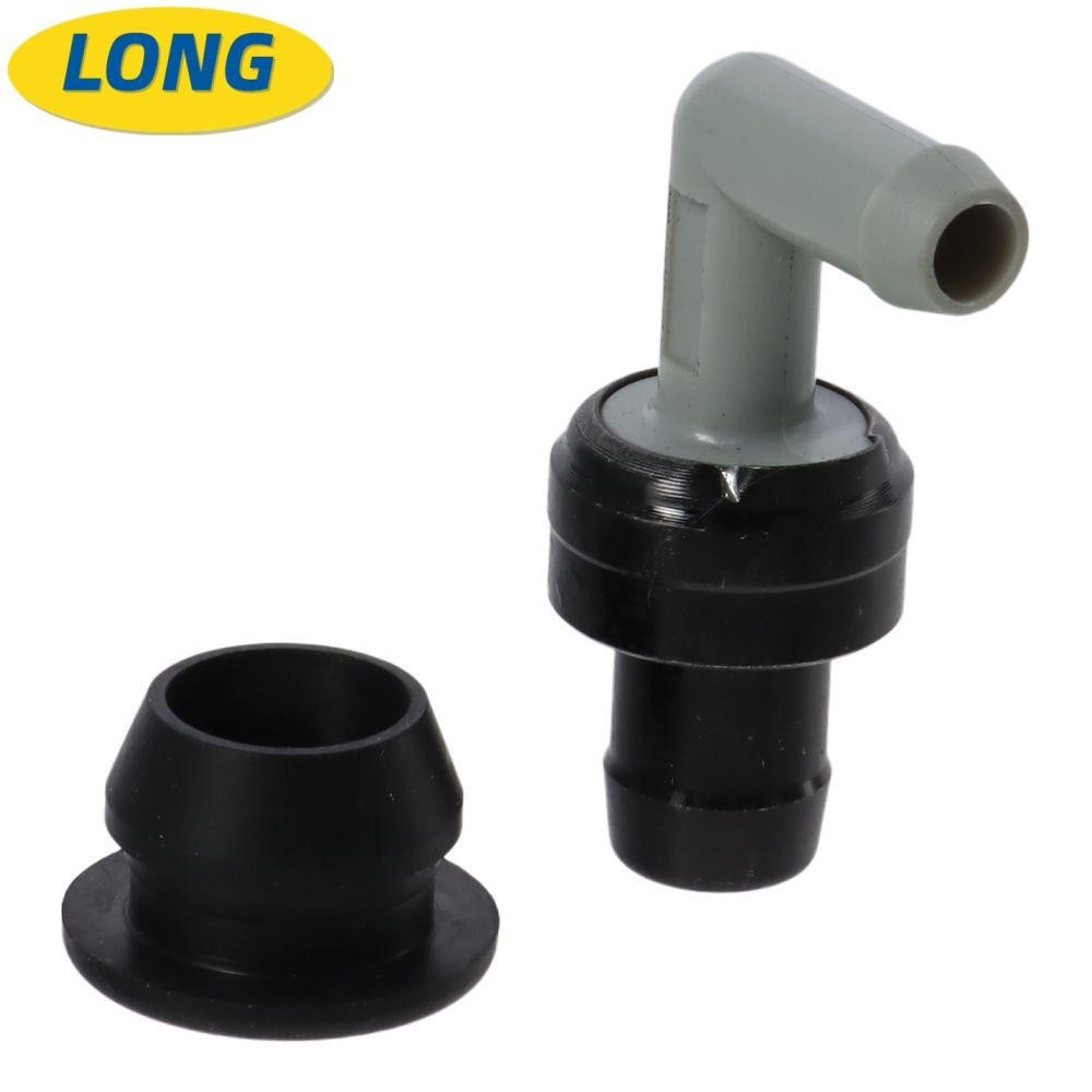 LONNGZHUAN 1Sets Exhaust Valve Kit, Rubber Black Pcv Valve, Valve Cover