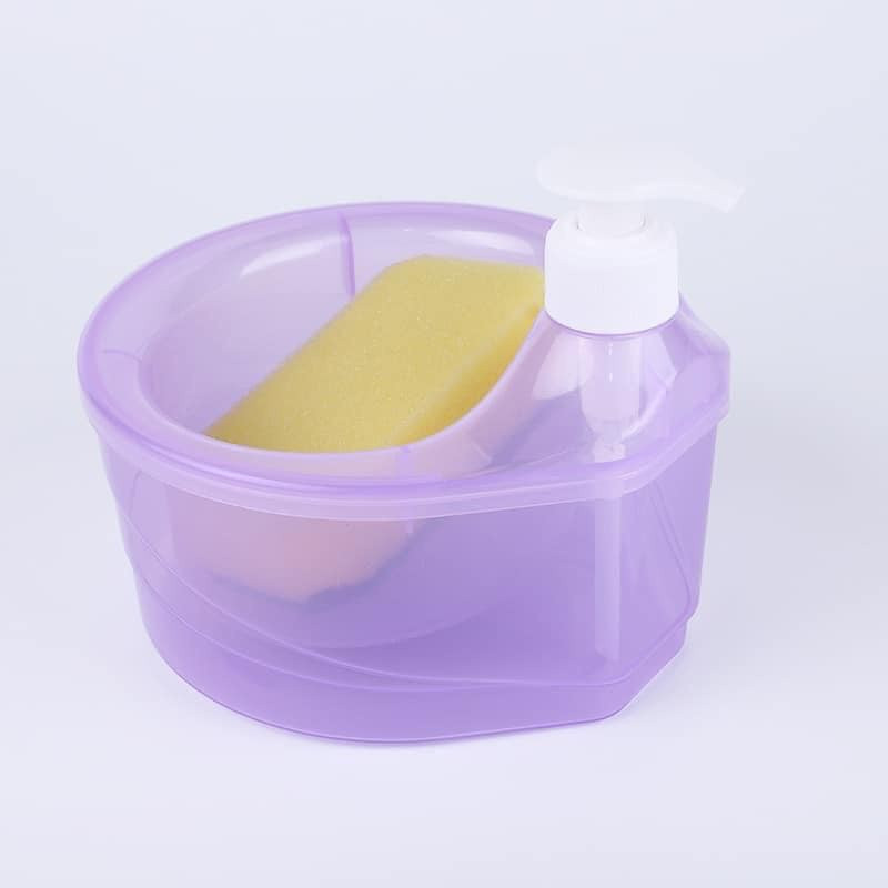 Round Shape Dishwashing Soap Liquid Pump Soap Dispenser Container With ...