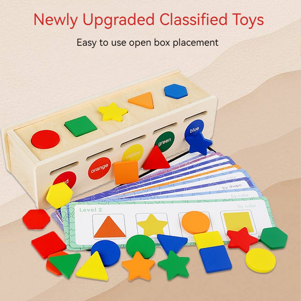 Shape Sorter Educational Toy Montessori Toys Learning Toys Baby ...