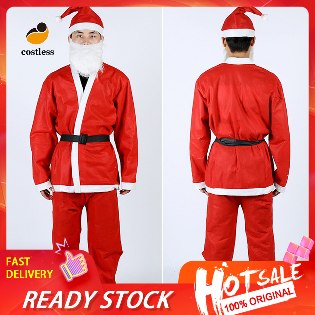 Shop christmas costume santa claus for Sale on Shopee Philippines