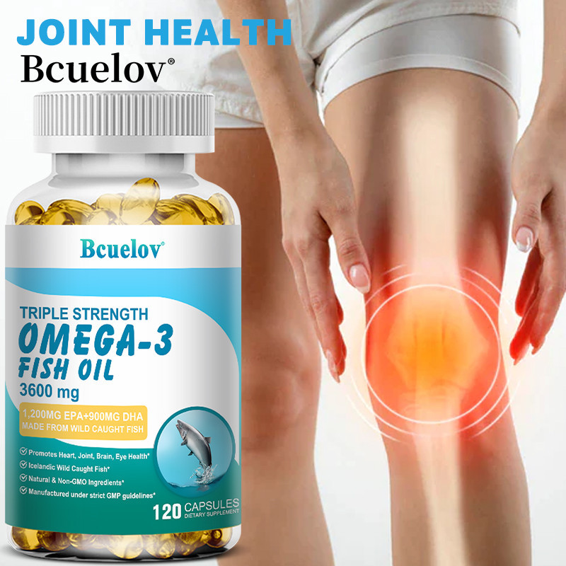Bcuelov Fish Oil 3600 Mg with Omega 3 EPA and DHA To Support Heart ...
