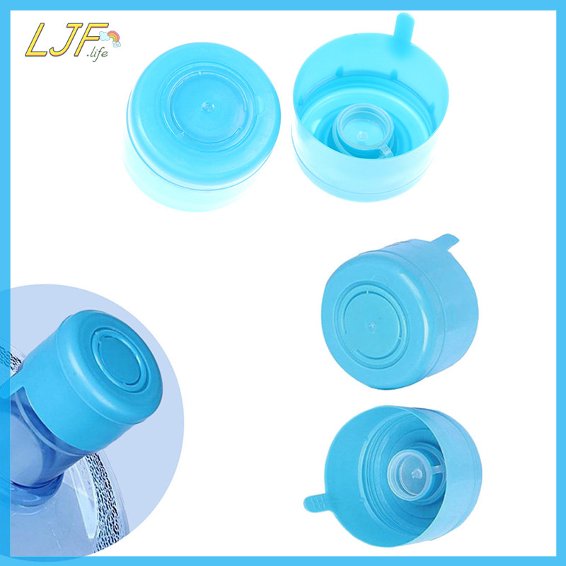LJF 5Pcs reusable water bottle snap on cap replacement for 55mm 35